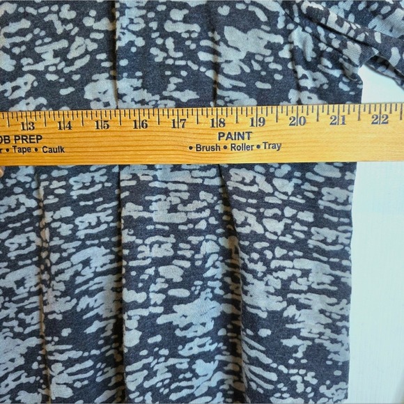 Sundance Burnout Layered Top Whitney Pullover Blue Sz Large Long Sleeve Shirt - Picture 15 of 16